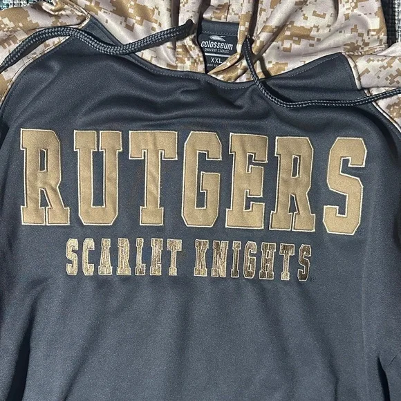 Rutgers Scarlet Knights Camo Hoodie - Picture 3 of 5